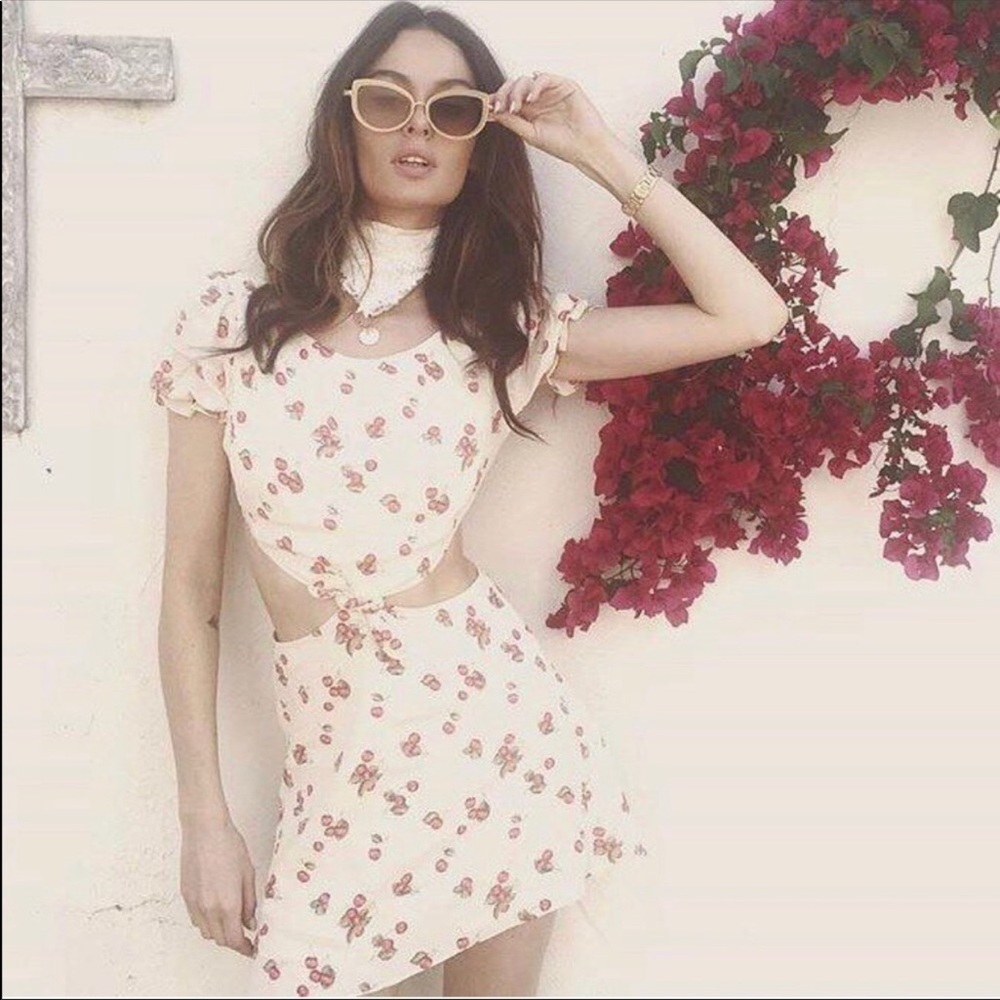 For love and lemons cherry dress